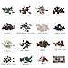 15 Assorted Chips Stone Crushed Chunked Crystal Pieces Irregular Shaped Loose Beads in Bulk