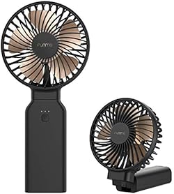 Funme 携帯扇風機 手持ち扇風機 【2024モデル 10000mAh大容量 浴びて涼しい！】 手持ち ミニハンディファン ミニ扇風機 卓上置き 風量3段階調節 軽量で便利 オシャレ USBファン ミニポータブルファン