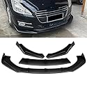 YujieNB ABS-Auto-Frontstoßstangenlippe,Body-Kit für Peugeot 508 2011-2014,Autoteile,Farbe:Carbonfaser-Optik