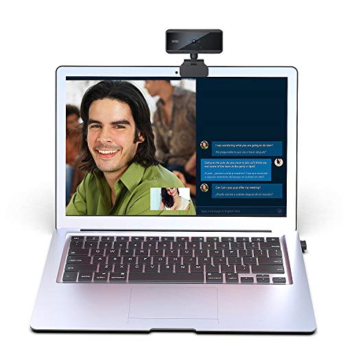 image for Howell Webcam 1080P with Microphone, Auto Focus Webcam, Computer Camer