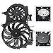 ECCPP Cooling Fan Compatible with 2002-2009 for Audi for A4 / 2002-2009 for Audi for A4 Quattro,Replace 622540 674-59718 AU3115107,Cooling Fan Assembly