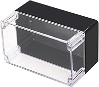 Vista 14 de Caja de Proyecto Caja de conexiones de plástico ABS Negra Cajas eléctricas IP65 impermeables para bricolaje Caja de conexiones electrónicas