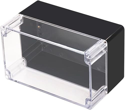 Miniatura 44 de Caja de proyecto ABS de plástico negro cajas eléctricas IP65 impermeable DIY caja de conexiones electrónica caja de alimentación 7.87 x 4.72 x 2.95