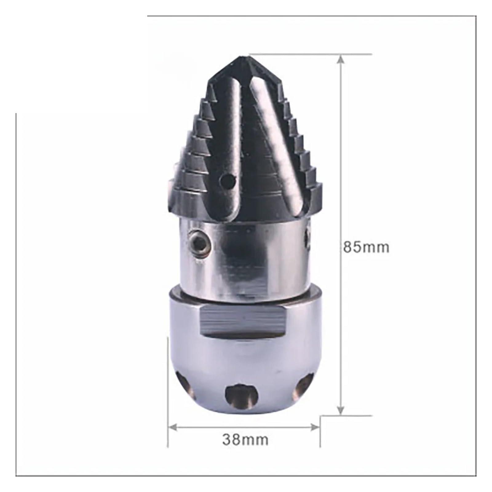 Boquilla rotativa jetter, cabezal inox de alta presión | Boquilla rotativa para limpiar lodo y desagües, acero inoxidable, 50-300 bar, rosca 1/2(1l2 female170LPM)
