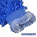 5 Pieces Car Wash Mitts Chenille Microfiber Double Sided Scratch-Free Wash Mitt