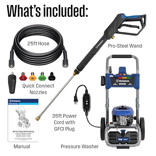 Westinghouse WPX3200e Electric Pressure Washer 3200 PSI