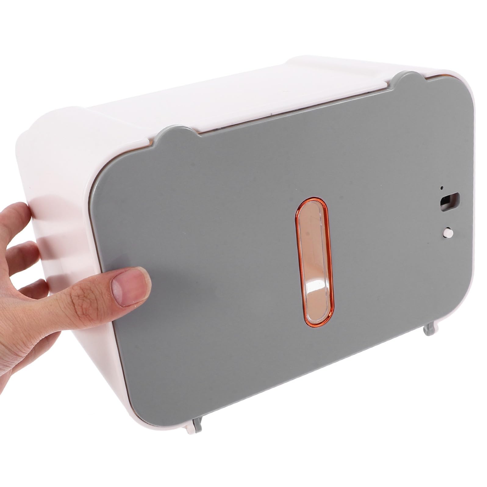 TOYANDONA Distributore Automatico di Asciugamani di Carta con Sensore Touchless in Abs e Metallo, Moderno ed Elegante, per Bagno e Toilette, Capacità per Pezzi