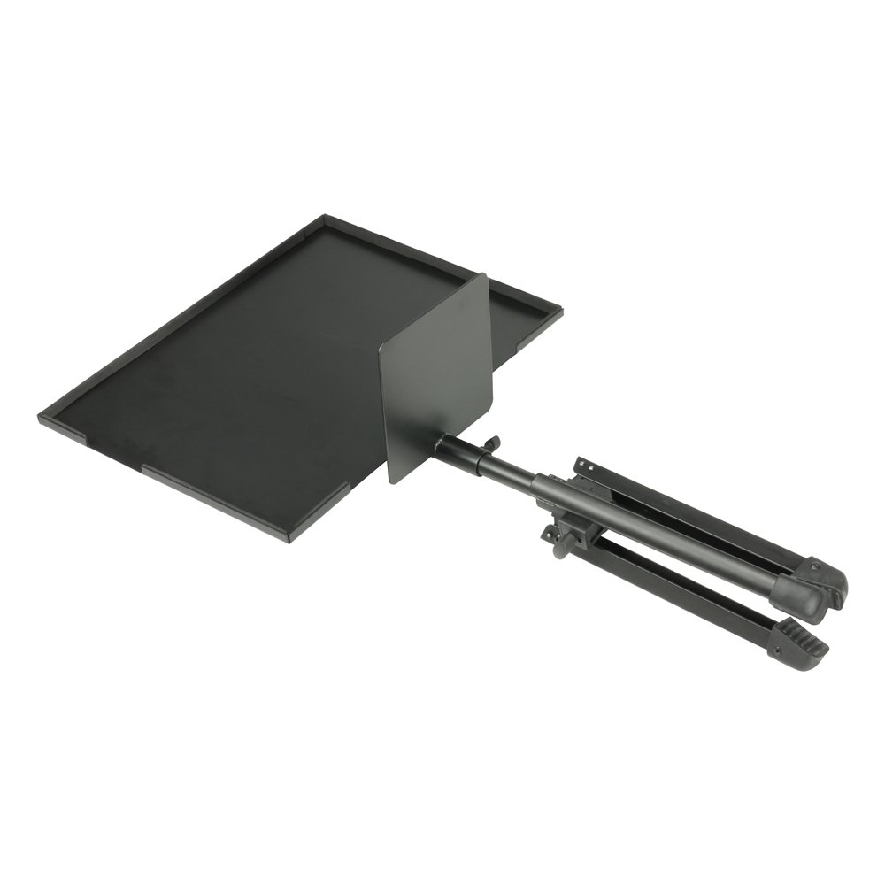 Adam Hall Stands SLT004 Laptopständer mit Interface Ablage für DJ schwarz