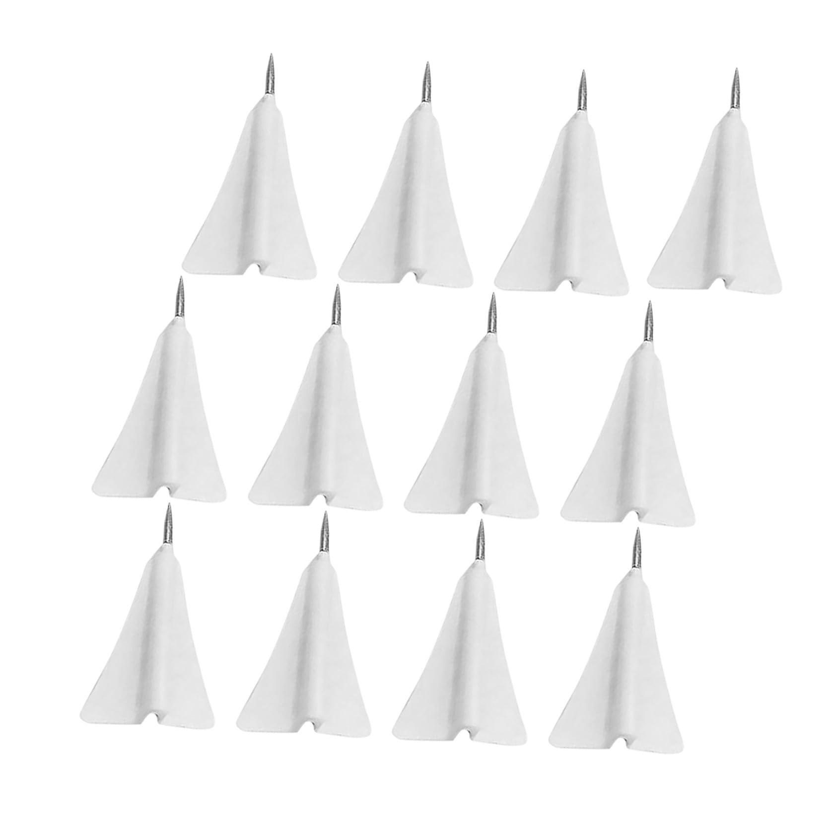 FOMIYES Lot de 12 Punaises Multifonctions de Papier Avion Petites Punaises Colorées pour Tableau d'Affichage en Liège Accessoires Pratiques pour Chambre de Filles et Activités Créatives
