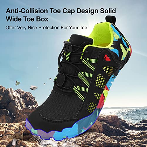Image of XIHALOOK Athletic Hiking Water Shoes Womens Mens Quick Dry Barefoot for Beach Walking Kayaking Surfing Training