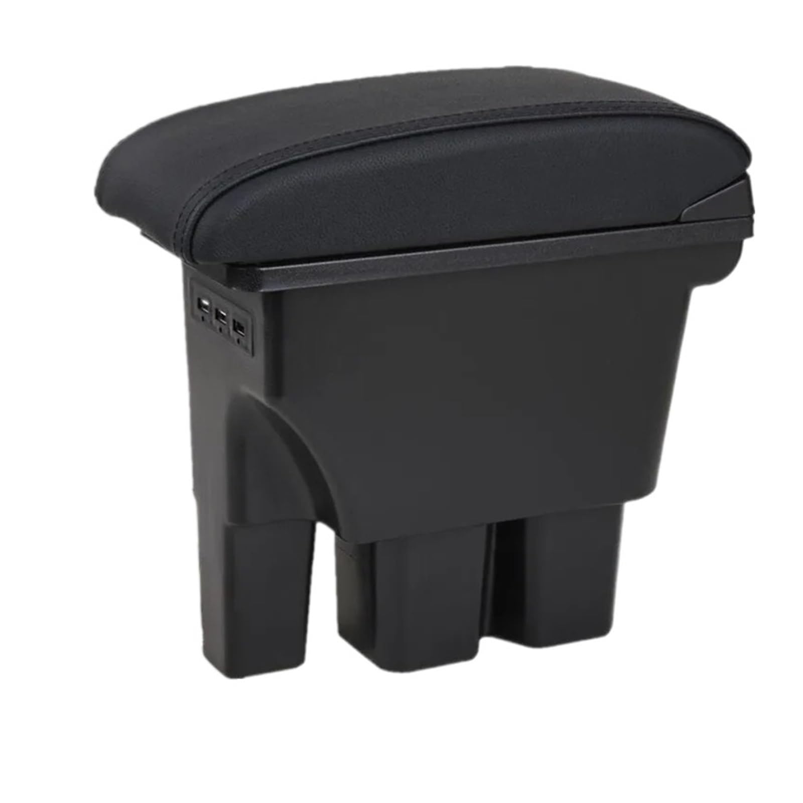 Umdjju 2A1 Black Leather For Suzuki For Jimny Jb74 2019-2024 Armrest Box Retrofit Interior Details Car Accessories Car Centre Console Armrest Box(2A1 Black Leather)