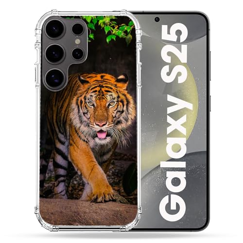 Coque Samsung S25 Tigre Jungle Cokitec idéale pour vos aventures urbaines