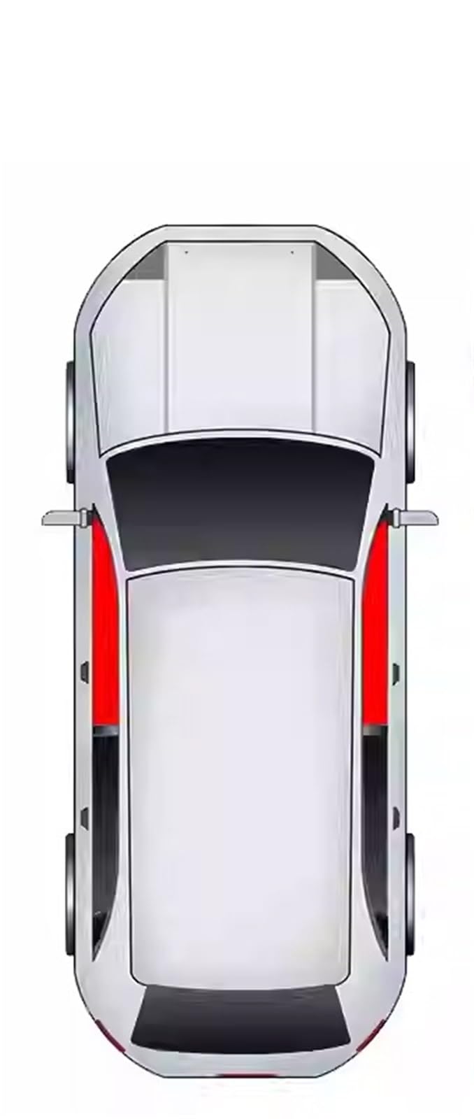 Car Window Shades Shield Visor For Grand For Koleos For Geely For Monjaro KX11 2024 2025 Car Sunshade Front Curtain Insulation Glass Sunscreen(C)