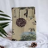 Mercatienda Cortinas de Calle alpujarras - diseño Jamon -Jacquard - 55% algodón y 45% poliéster - certificación Oeko-Tex - 140x260cm - para Interior y Exterior del hogar.