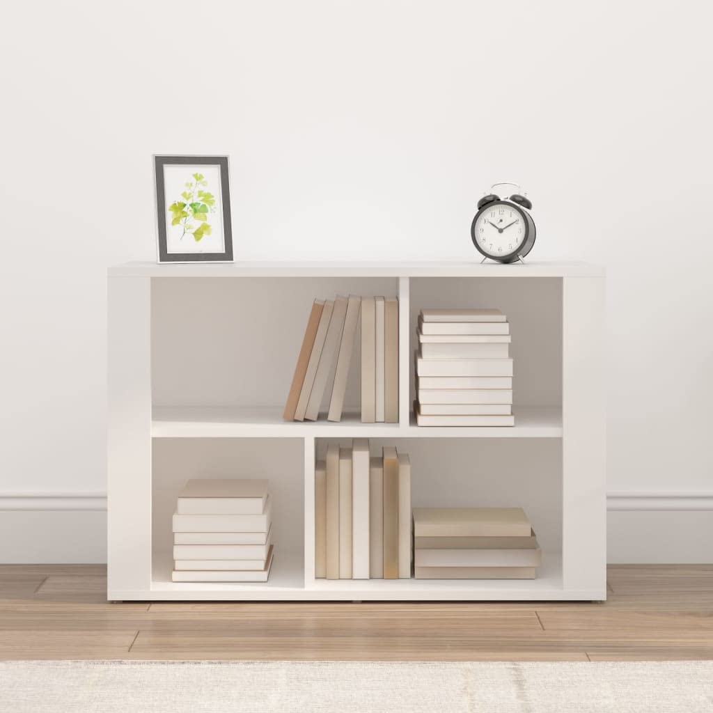Stolik pomocniczy, szafki bufetowe, szafki kuchenne, kredens, biały, 80 x 30 x 54 cm, materiał drewnopochodny do salonu, jadalni i kuchni