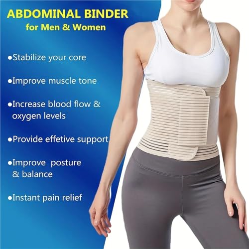 Cinturón abdominal con soporte de compresión muscular elástica 3