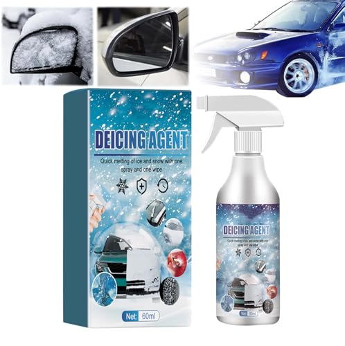 Aerosol descongelador para Parabrisas de automóviles, descongelador en Aerosol para derretir Nieve, para Parabrisas de automóviles, Espejos de Ventanas, cerraduras de Llaves (1PC)