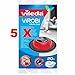 Produktbild 5 x Vileda 136132 ViRobi-Roboter (Nachfüllpackung 5 Stück = 100) refill