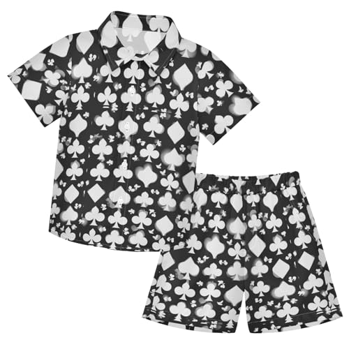 Image of Boccsty Ice Cream Drip Boy Summer Shorts Sets Hawaiian Toddler Boys T-Shirt & Pants 2 Pcs 3T-10T