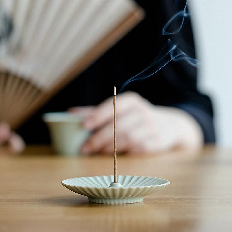 SLEEVE Shoehorn Ceramics Round Line Incense Burner Antique Sandalwood Incense Holder Stick Censer Tea Ceremony Accessory Shoe Horn