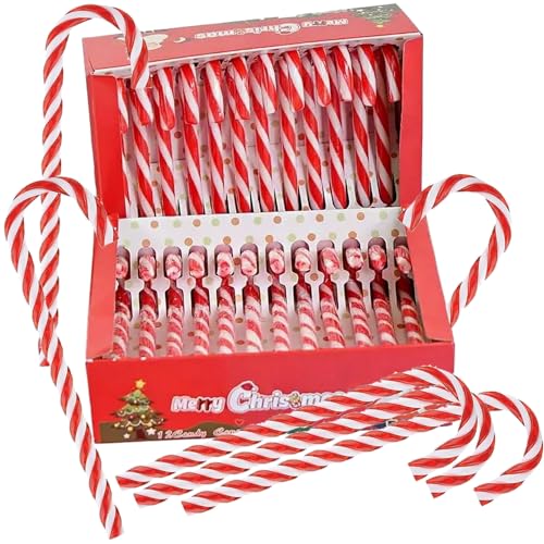 P&E LOT Candy Canes Sucres d'Orges Bâtons Goût Fraise -...