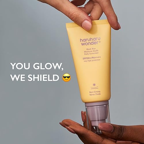 Miniatura 2 de Haruharu Wonder Black Rice Moisture Airyfit - Protector solar diario, 1.69 onzas líquidas (paquete de 2)
