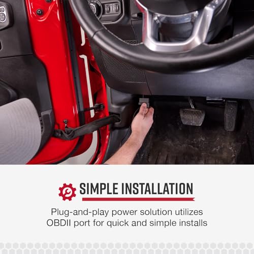 Image of OBDII to Barrel Connector Power Cord with for Cobra Radar Detectors, Compatible with Cobra RAD350 380 450 480i 700i for Windshield or Mirror Mount Applications