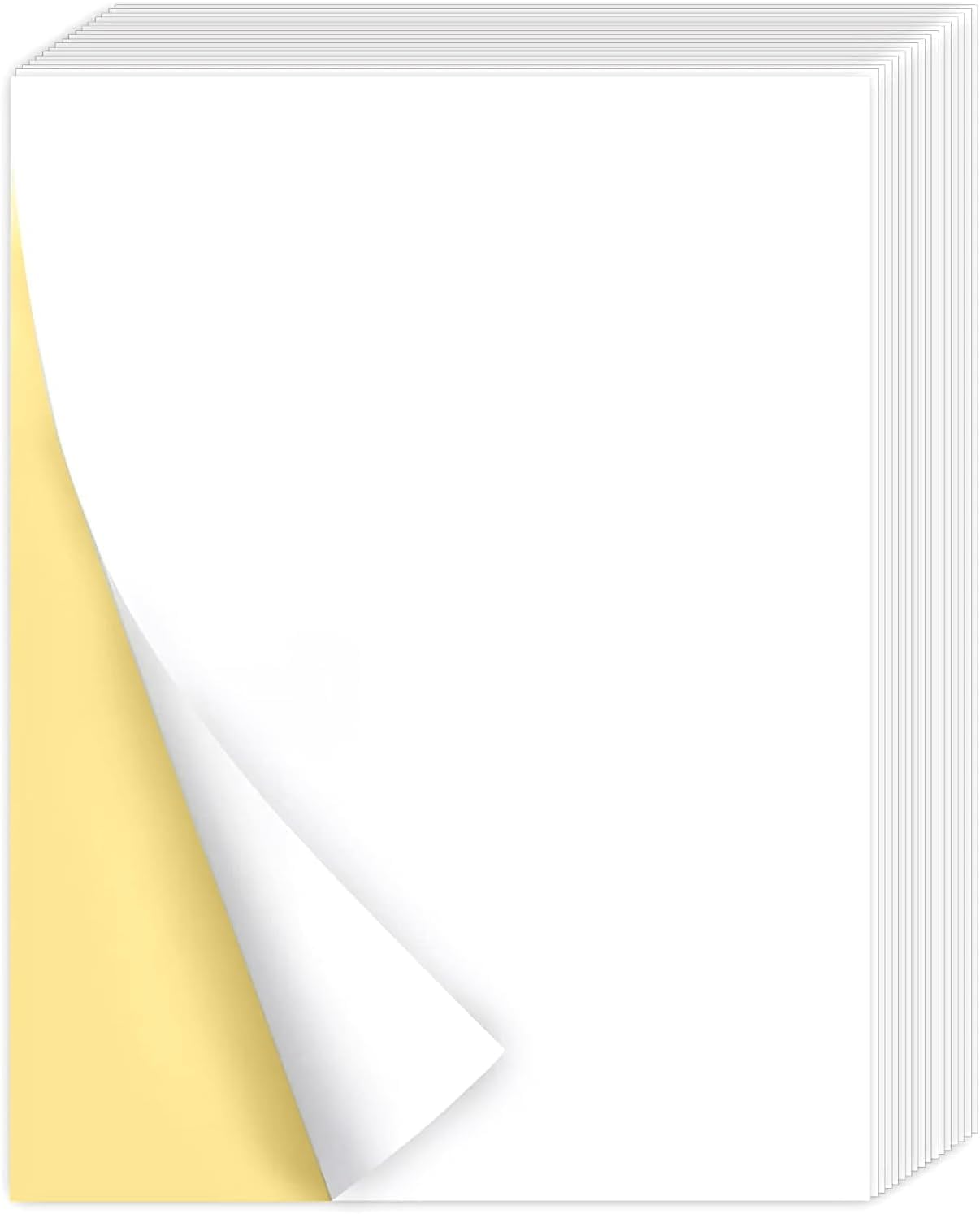 Sponsored Ad – Full Sheet Sticker Paper, 40 Pcs Sheets Matte Sticker Printer Paper Full Sheet Labels, Sticker Paper for Inkjet and Laser Printer, (8.5" x 11")