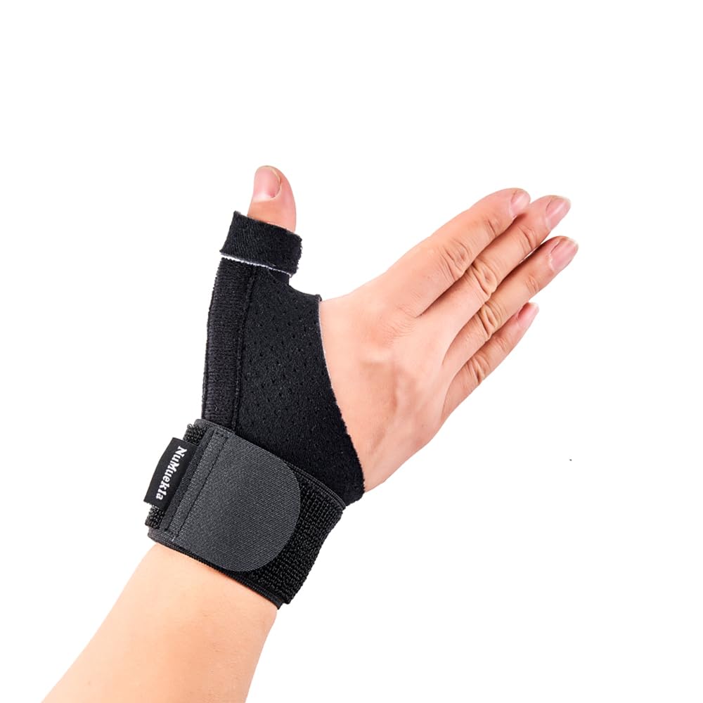 NuMuekla Breathable Thumb Wrist splint Stabilizer for Trigger Finger, Carpal Tunnel Pain Relief,Thumb Spraind,Tendonitis, Arthritis, Lightweight Thumb