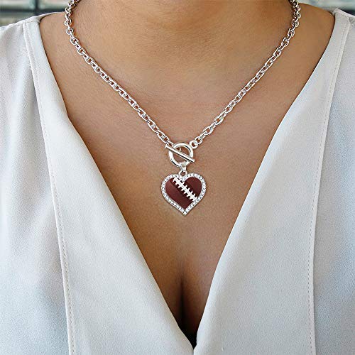 Inspired Silver - Silver Open Heart Charm 18 Inch Necklace with Cubic Zirconia Jewelry3