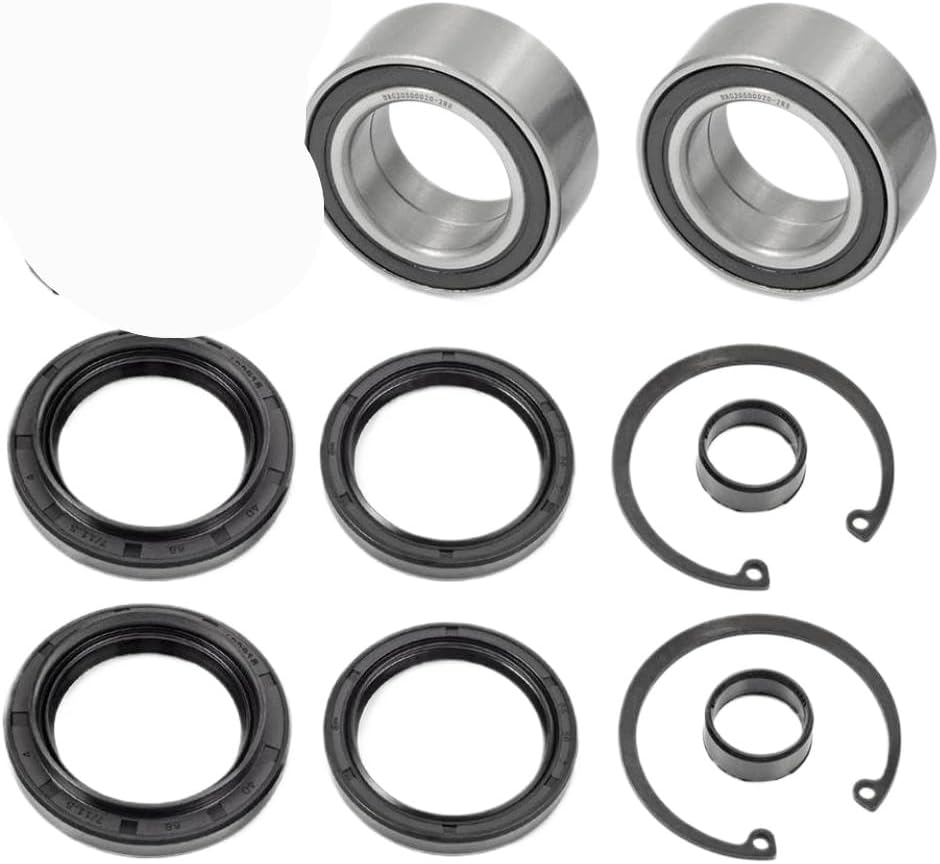 Front Wheel Bearings and Seals Circlip Seal Compatible with Rancher 350 TRX350 FE FM Rancher 400 TRX400 FGA FA Rancher 420 TRX420