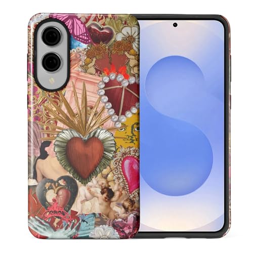 Coque Samsung S25 Edge HL2 collage européen esthétique silicone