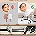 Double Sided Mirror to See Back of Head,Big Size 360°self Haircut Hands Free Adjustable mirror,Standard Viewing and 5X Magnification for Women Man,Mirror' arm is Flexible to Around The Neck(6.7IN)