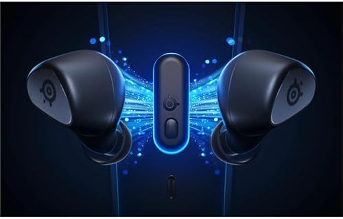 SteelSeries Arctis GameBuds pour Xbox – Écouteurs de jeu sans fil – 2,4 GHz + BT 5.3 – ANC/Transparence – Étanchéité IP55 – Xbox, PC, Switch 2, PS5, mobile – Noir (Reconditionné) - 2