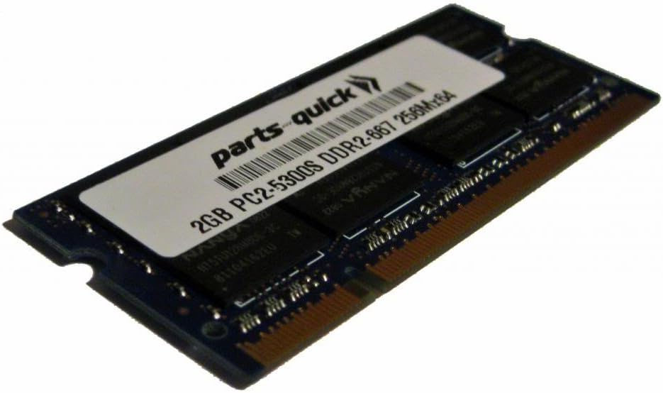 parts-quick 2Gb Memory Compatible With Acer Extensa 5430 Series Ex5430-Xxx Pc2-5300 Ddr2 667Mhz Sodimm Ram (Parts-Quick Brand)