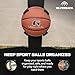 Silverback Basketball Holder Compatible with Men's, Women's, Youth Basketballs, Soccer Balls, Volleyballs, and Kickballs,Black