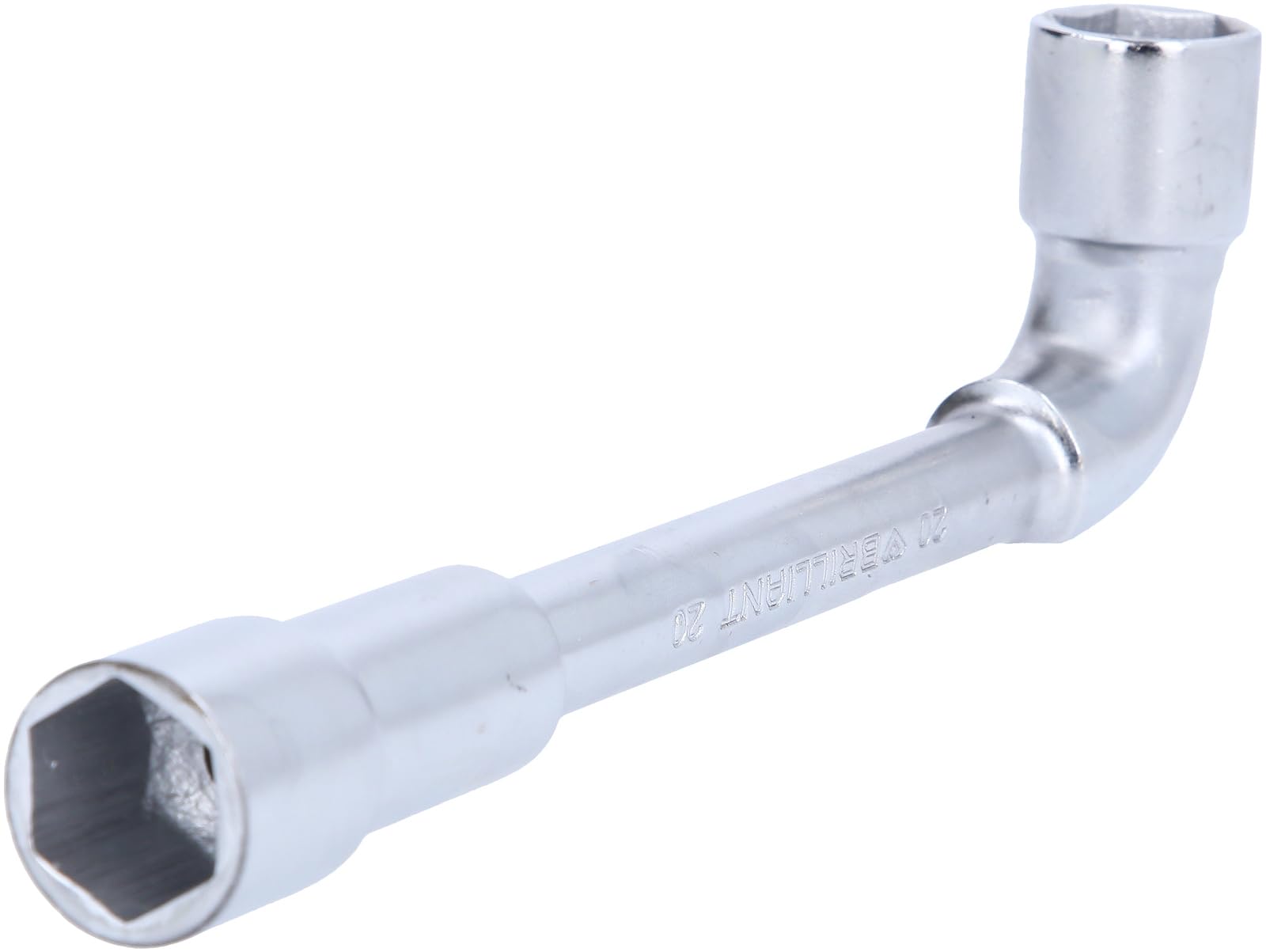 BRILLIANT TOOLS BT015020 Chiave a bussola doppia, curvata, 20 mm [Powered by KS TOOLS]