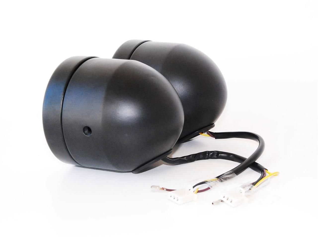 Amazon.com: OZ-USA Black Twin Headlight Motorcycle Double