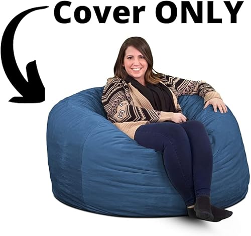 Miniatura 2 de ULTIMATE SACK 4000 (4 pies) Funda para silla puff en varios colores solo funda (4000, ante rojo)