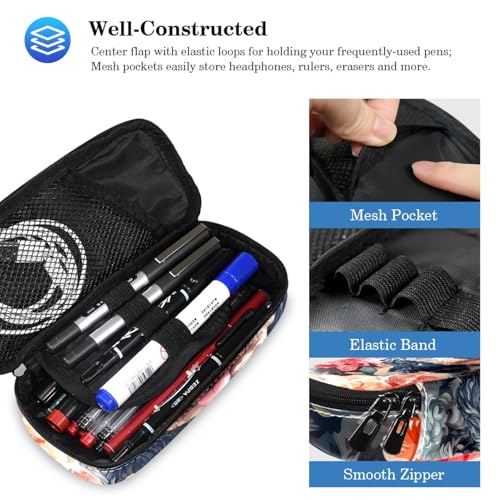 Sac à dos caniche gris et trousse de cours pour ado