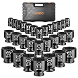 boen 3/4" Drive SAE Impact Socket Set, 3...