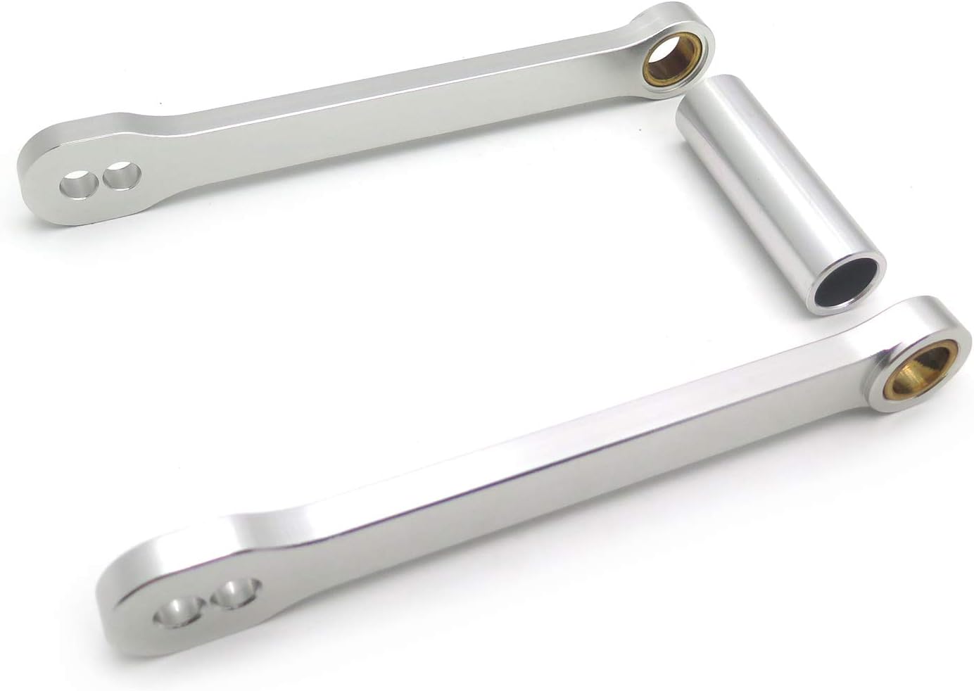 HONGK- Motorcycle Silver Lowering Links Compatible with 2004-2007 Cbr1000Rr Cbr 1000 Rr [B01C0SQUX0]