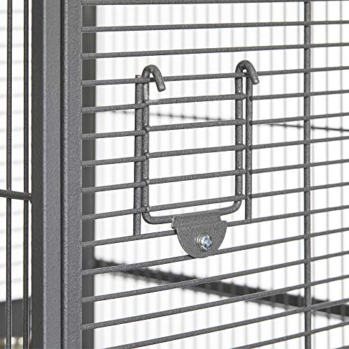 Image of MidWest Homes for Pets Nina Bird Cage-Platinum Dome Top