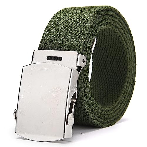 2pcs Mens Belt,Nylon Belt For Hiking Hunting Pants Canvas Web Belt3