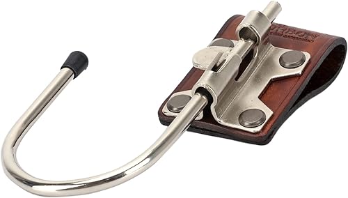 Miniatura 5 de TOURBON Gancho De Taladro Portaherramientas De Cuero Vintage (Pack De 2 Piezas) - Marrón