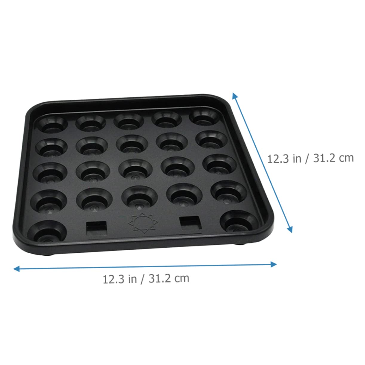 balacoo Pool Ball Storage Tray Snooker Ball Rack Billiard Accessories Plastic Material