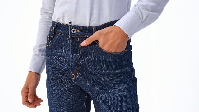 gourmet jeans THERMAL L/S サーマル geithran Thermal Stretch Jeans for Men Fleece Lined Winter Pants