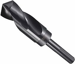 Punta da trapano, diametro 28.5mm, codolo ridotto 1/2" 3-sfacettato HSS 4341 nitrurazione nera angolo 118° - (Applicazioni: forare plastica legno)