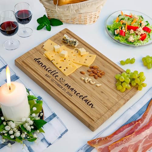 Tabla de Cortar Rectangular de Bambú Personalizada miniatura 5