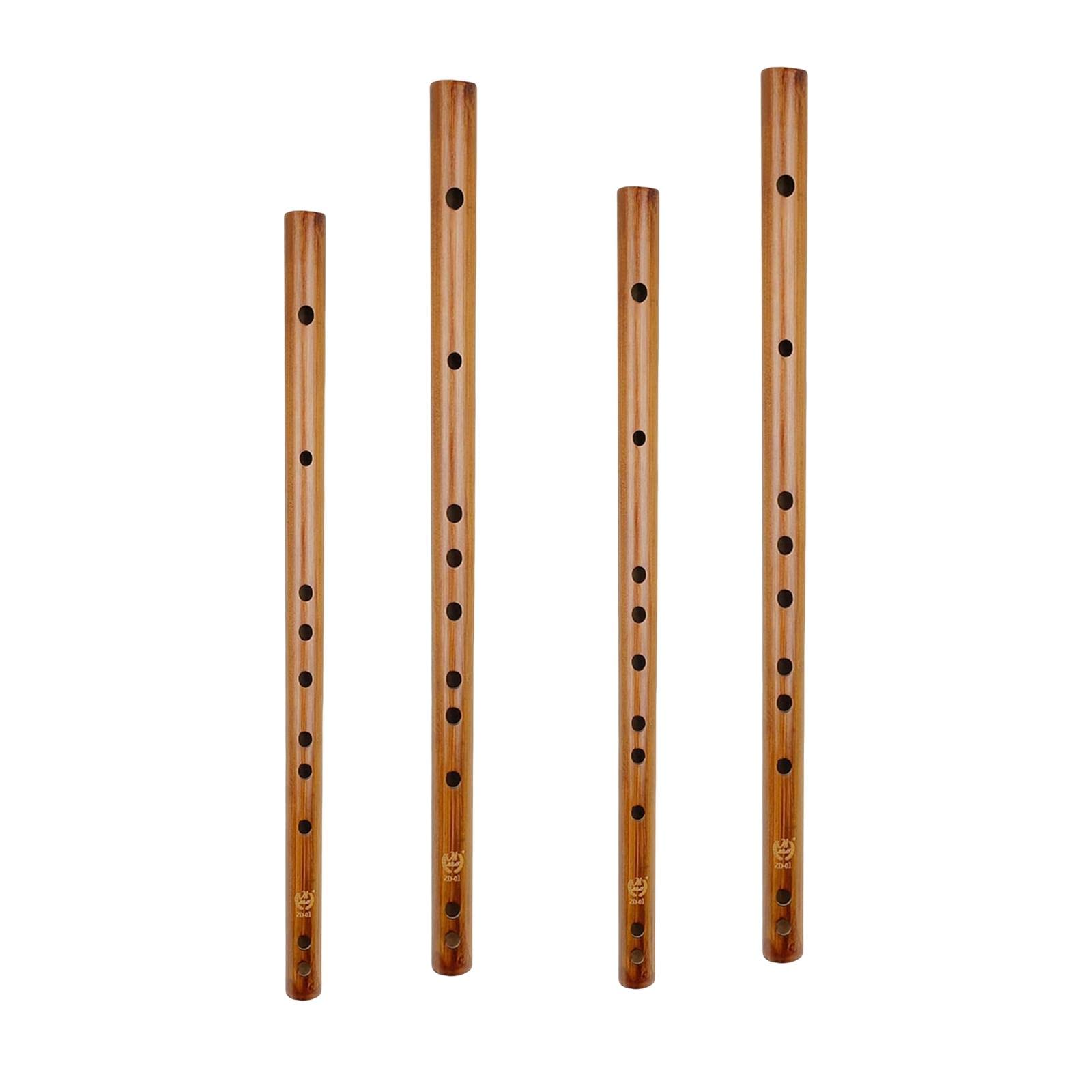 Amagogo Flauta de Bambú Instrumento Musical Flauta de Madera Tradicional Hecho a Mano Ligera Fácil de Aprender Adecuada para Educación Musical Regalo